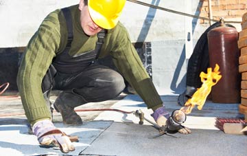 Glanhanog flat roof construction
